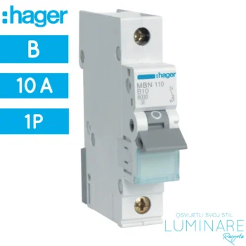 AUT. OSIGURAČ 10A B 1P 6kA MBN110 HAGER