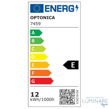 Alternative view of VANJSKA LED ZIDNA SVJETILJKA 12W IP54 PODESIVA KVADRATNA SIVA
