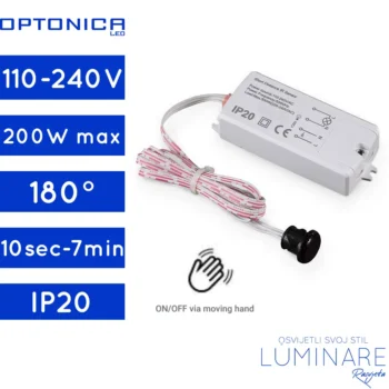 SENZORSKI PREKIDAČ ON/OFF POKRETOM RUKE IP20