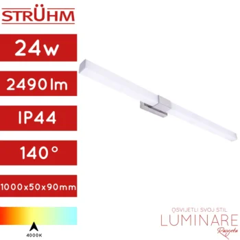 KUPAONSKA SVJETILJKA SALSA 24W 4000K 100cm IP44