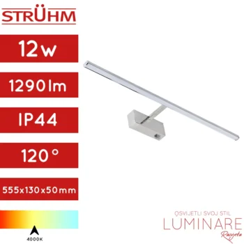 kupaonska svjetiljka-sa prekidacem-marta-12w-55cm-4000k-luminare rasvjeta
