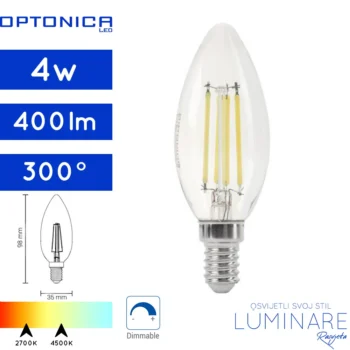 led dimabilna filament zarulja e14 4w 2700k-4500k-c35-1469-1473-luminare