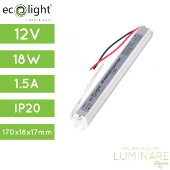 NAPAJANJE 18W 1.5A 12V IP20 ULTRA SLIM