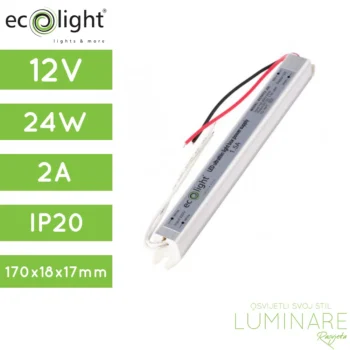 NAPAJANJE 24W 2A 12V IP20 ULTRA SLIM