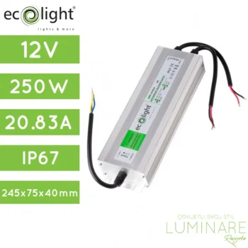 NAPAJANJE 250W 20.83A 12V IP67