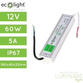 NAPAJANJE 60W 5A 12V IP67