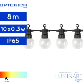 rasvjetni lanac sa integriranim zaruljama-luminare rasvjeta