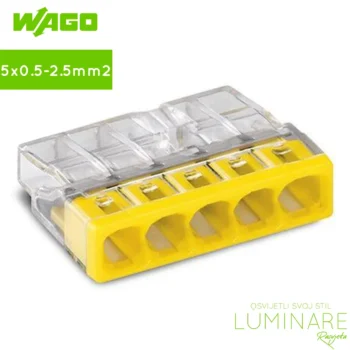 wago klema-stezaljka-utična-5x0.5-2.5mm2-2273-205-luminare rasvjeta