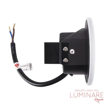 Alternative view of STUBIŠNA UGRADBENA SVJETILJKA AZYL 3W IP54 BIJELA