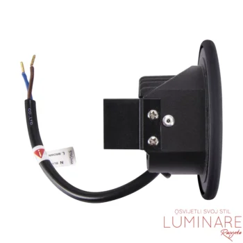 Alternative view of STUBIŠNA UGRADBENA SVJETILJKA AZYL 3W IP54 CRNA