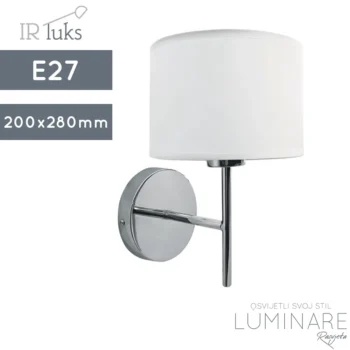 ZIDNA SVJETILJKA LOFT104W CHROME E27
