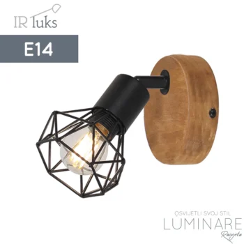 ZIDNA SVJETILJKA SL CAGE 1 E14