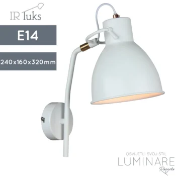 ZIDNA SVJETILJKA LW6821 BIJELA E14