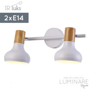 ZIDNA SVJETILJKA W10157-1 BIJELA 2xE14