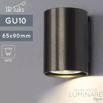 ZIDNA SVJETILJKA TUBO S1 ALU BRONZE GU10