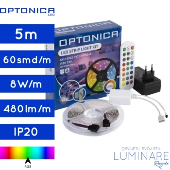 set led traka-komplet rgb-ip20-60 ledica po metru-optonica-luminare rasvjeta