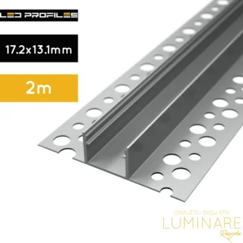 alu. profil za led traku-za rigips-2 metra-sa difuzorom-lp312-mlk-luminare rasvjeta