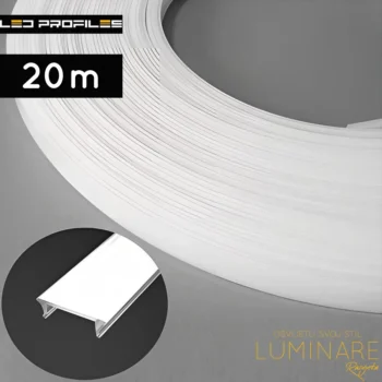 silikonski fleksibilni mlijecni difuzor za alu. profil lp314-mlk-20metara-luminare rasvjeta