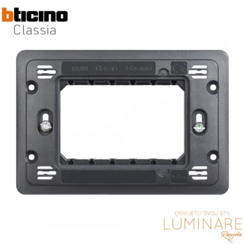 nosivi okvir 3m bticino classia-sa vijcima-sivi-luminare rasvjeta
