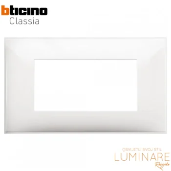 okvir bticino classia bijeli 4m-r4804rw-ukrasni okvir-luminare rasvjeta