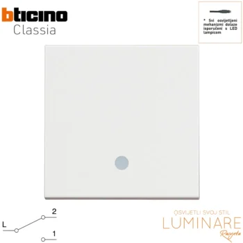 prekidac izmjenicni osvijetljen-bticino classia-bijeli-rw4003m2l-luminare rasvjeta