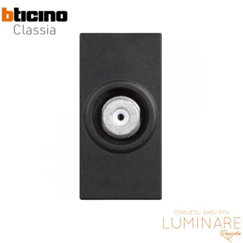 sat uticnica f-tip bticino classia-crna-rg4202f-1m-luminare rasvjeta