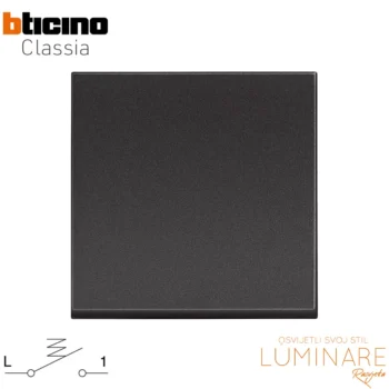 tipkalo bticino classia-2m-10a-crno-rg4005m2-luminare rasvjeta