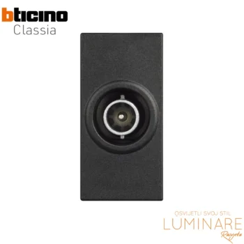 tv uticnica bticino classia-crna-1m-luminare rasvjeta