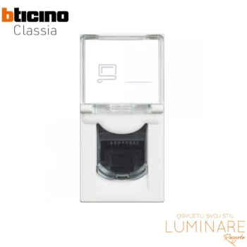 rj45 uticnica cat6 bticino classia-mrezna-internet-bijela-1m-rw4279c6-luminare rasvjeta