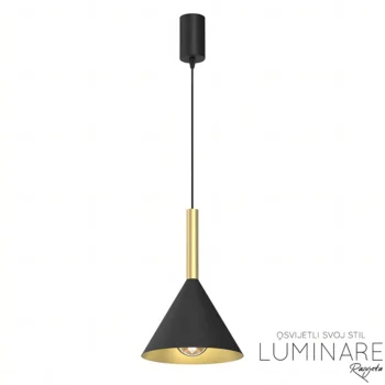 Alternative view of VISILICA PERU E27 CRNO ZLATNA