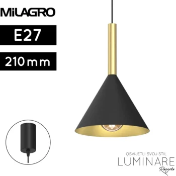 visilica peru e27 crno zlatna-mlp0977-moderna visilica mat crna-zlatna-luminare rasvjeta