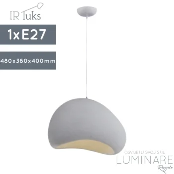 kamena visilica-kd8621-480x380x400mm-kabel 1.5m-ir luks-luminare rasvjeta