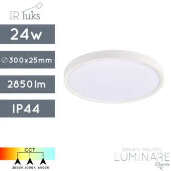 LED PLAFONJERA 24W SD-P017S BIJELA IP44
