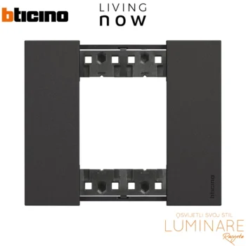 okvir bticino living now black 2m-luminare rasvjeta