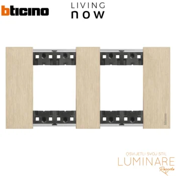 okvir bticino living now gold 2x2m-luminare rasvjeta