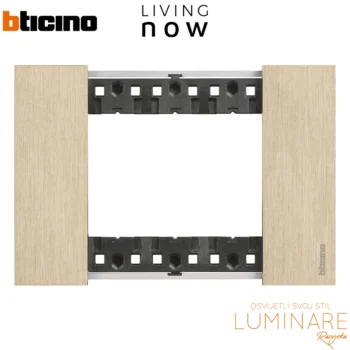 okvir bticino living now gold 3m-luminare rasvjeta