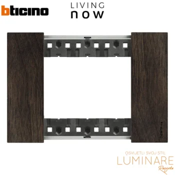 okvir bticino living now walnut 3m-luminare rasvjeta