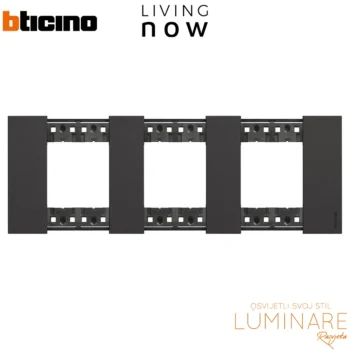 okvir bticino living now black 3x2m-luminare rasvjeta