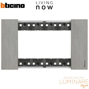 okvir bticino living now steel 4m-luminare rasvjeta