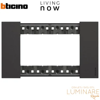 okvir bticino living now black 4m-luminare rasvjeta