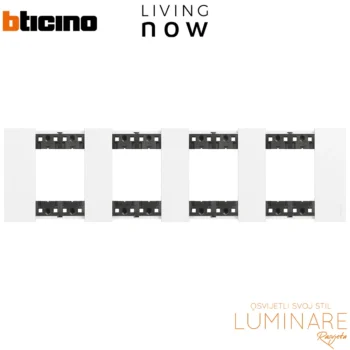 okvir bticino living now white 4x2m-luminare rasvjeta