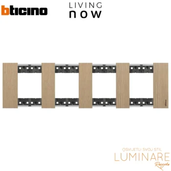 okvir bticino living now oak 4x2m-luminare rasvjeta
