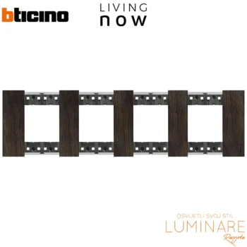okvir bticino living now walnut 4x2m-luminare rasvjeta