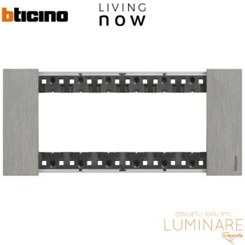 okvir bticino living now steel 6m-luminare rasvjeta