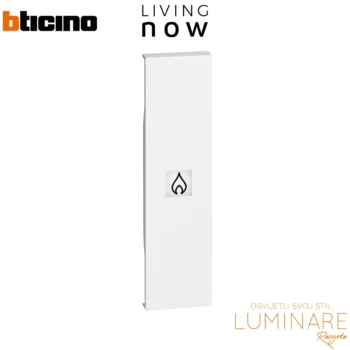 tipka za prekidac oznaka grijanje 1m-bijela-bticino living now-luminare rasvjeta