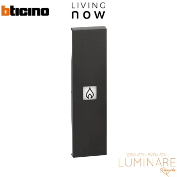 tipka za prekidac oznaka grijanje 1m-crna-bticino living now-luminare rasvjeta