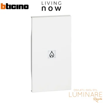 tipka za prekidac oznaka grijanje 2m-bijela-bticino living now-luminare rasvjeta