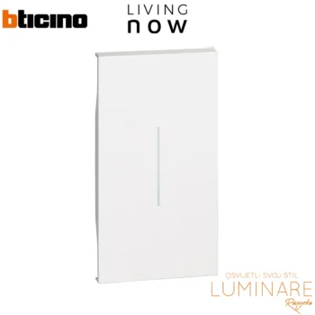 tipka za prekidac 2m-bijela-bticino living now-luminare rasvjeta