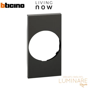 pokrov za šuko uticnicu 2m-crni-living now-kg04