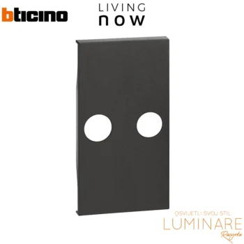 pokrov za tv sat uticnicu 2m-crni-living now-kg25m2